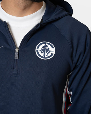 Men's Nike On Court Dri - FIT 1/4 Zip Hooded Sweatshirt - Apparel - S - 20-000294-S