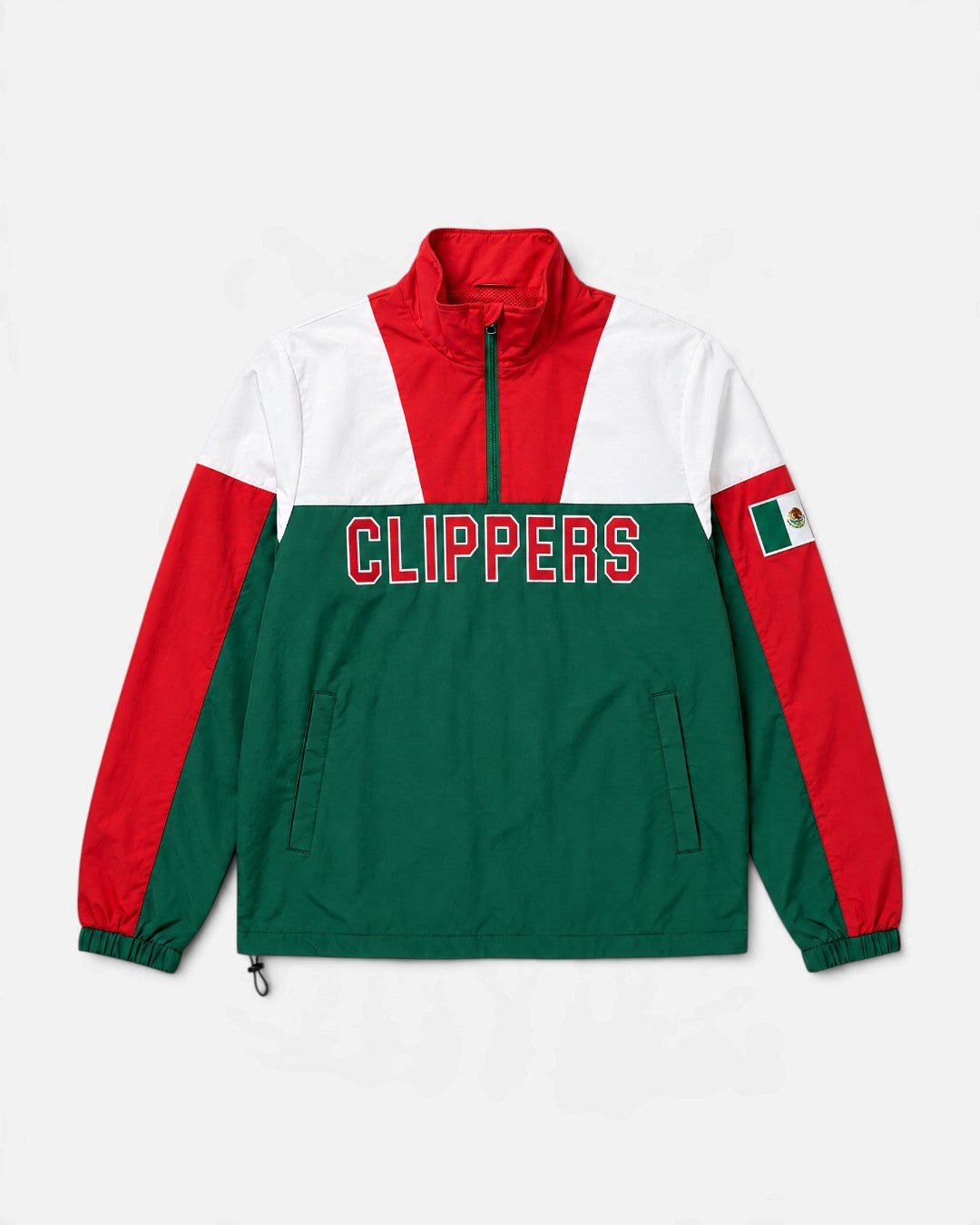 Mexico Clippers Post Up 1/2 Zip Pullover - Apparel - Green - 20-000520-S
