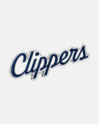 Navy Clippers Script Pin - Accessories - Navy - 72-000023