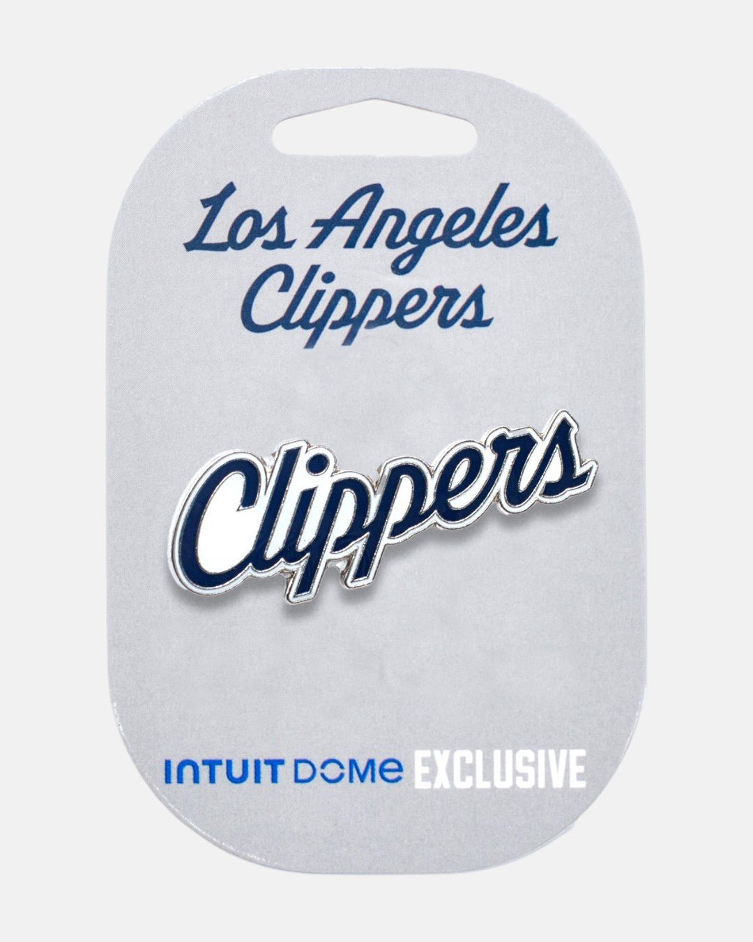 Navy Clippers Script Pin - Accessories - Navy - 72-000023