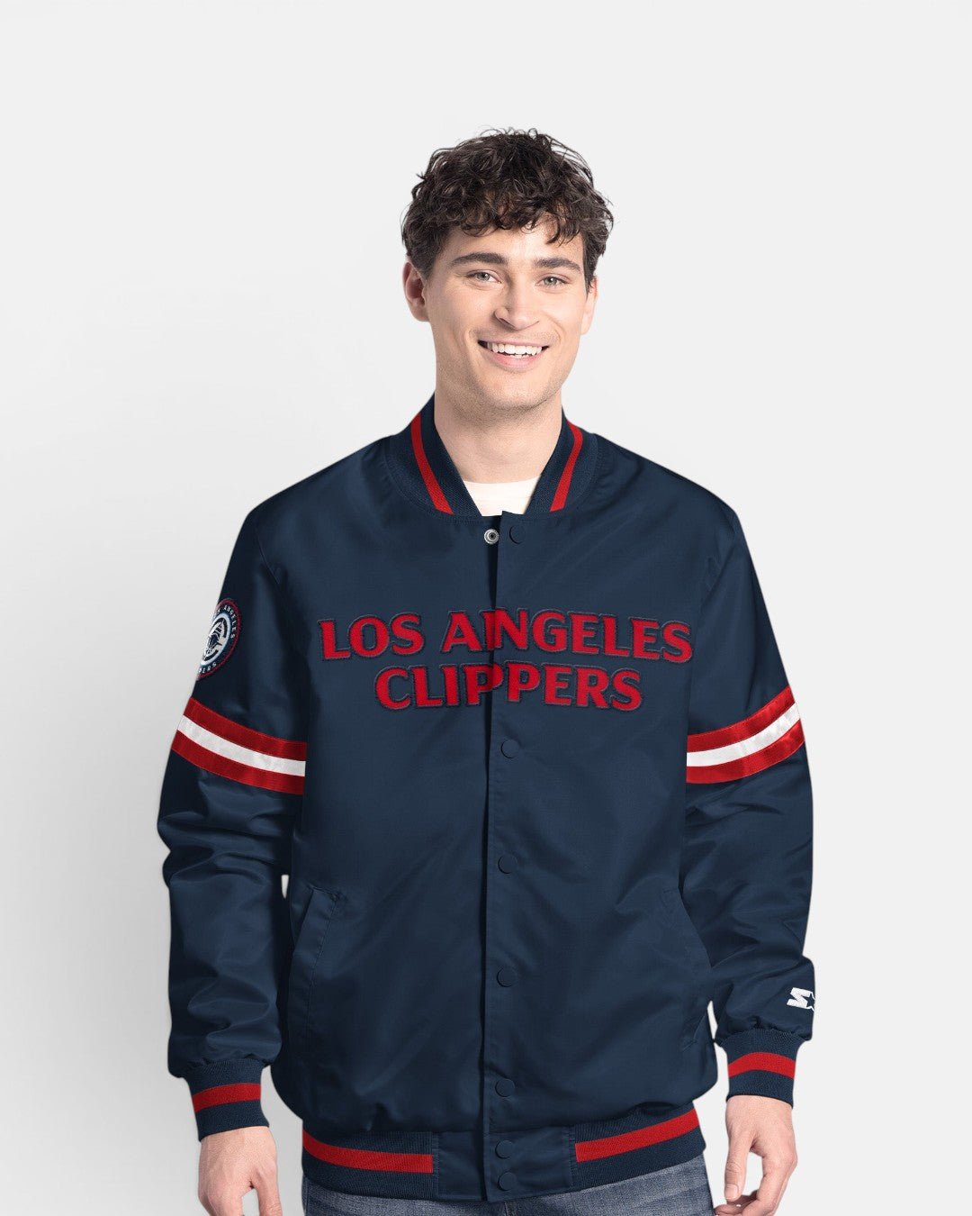 Navy Clippers Varsity Jacket - Navy - 20-000131-S