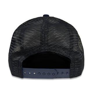 Navy Gothic Stacked Logo 940 Mesh Snapback Hat - LA CLIPPERS TEAM STORENew Era60 - 000073
