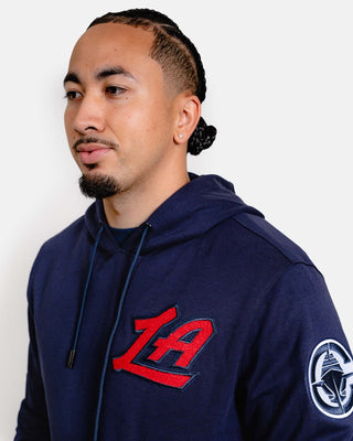 Navy LA Chenille Hoodie - Navy - 20 - 000045 - S