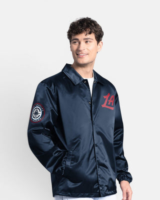 Navy LA Clippers Coaches Jacket - Apparel - Navy - 20-000130-S