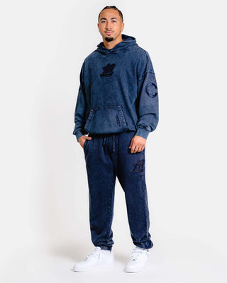 Navy LA Enzyme Washed Sweatpants - Apparel - Navy - 21 - 000029 - S