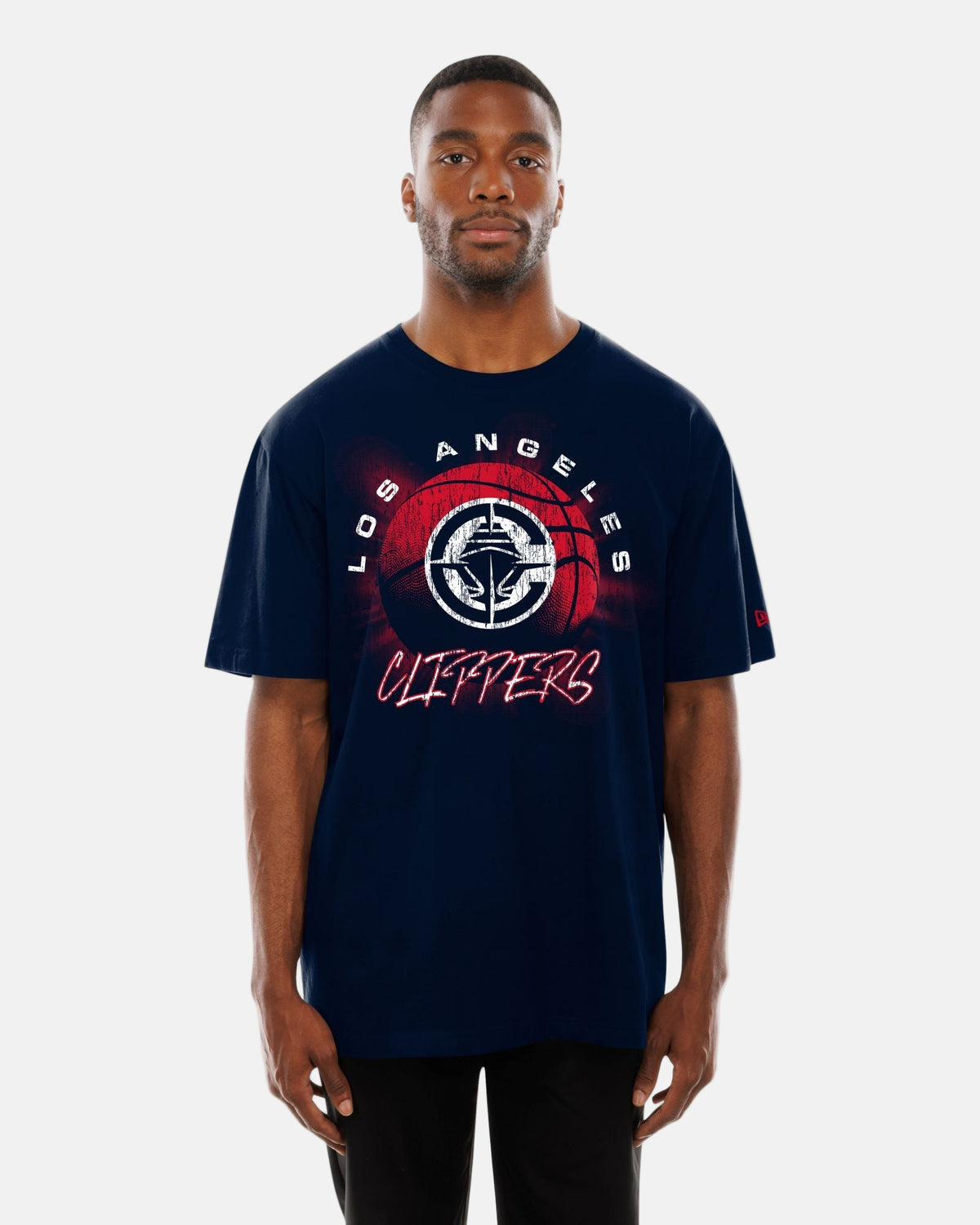 Navy Oversize Clippers Graphic T-Shirt - Apparel - Navy - 20 - 000189 - S