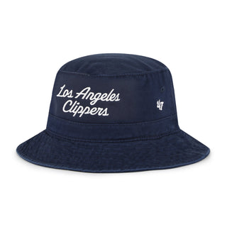 Navy Script Logo Ballpark Bucket Hat - LA CLIPPERS TEAM STORE47 Brand60 - 000030