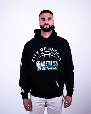 NBA All - Star 2026 Los Angeles "City of Angels" Pullover Hoodie - Apparel - Black - 20-000355-S