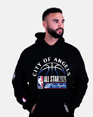 NBA All - Star 2026 Los Angeles "City of Angels" Pullover Hoodie - Apparel - Black - 20-000355-S
