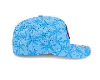 New Era NBA All - Star 2026 Los Angeles Palm Print Hat - Headwear - Light Blue - 60-000197