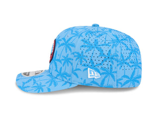 New Era NBA All - Star 2026 Los Angeles Palm Print Hat - Headwear - Light Blue - 60-000197
