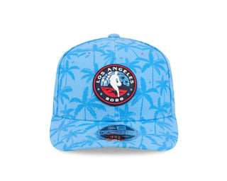 New Era NBA All - Star 2026 Los Angeles Palm Print Hat - Headwear - Light Blue - 60-000197