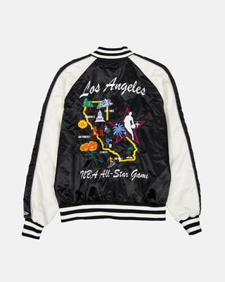 New Era X Alpha Industries All - Star Souvenir Jacket - Apparel - Black - 20-000248-S