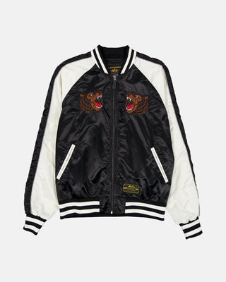 New Era X Alpha Industries All - Star Souvenir Jacket - Apparel - Black - 20-000248-S