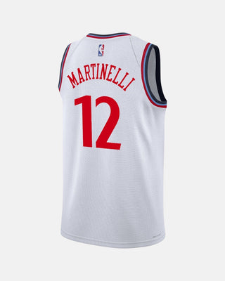 Nick Martinelli Association Swingman Jersey - Jerseys - White - 11-000227-XS