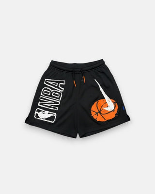 Nike Youth NBA Basketball Graphic Shorts - Apparel - Black - 40-000101-S