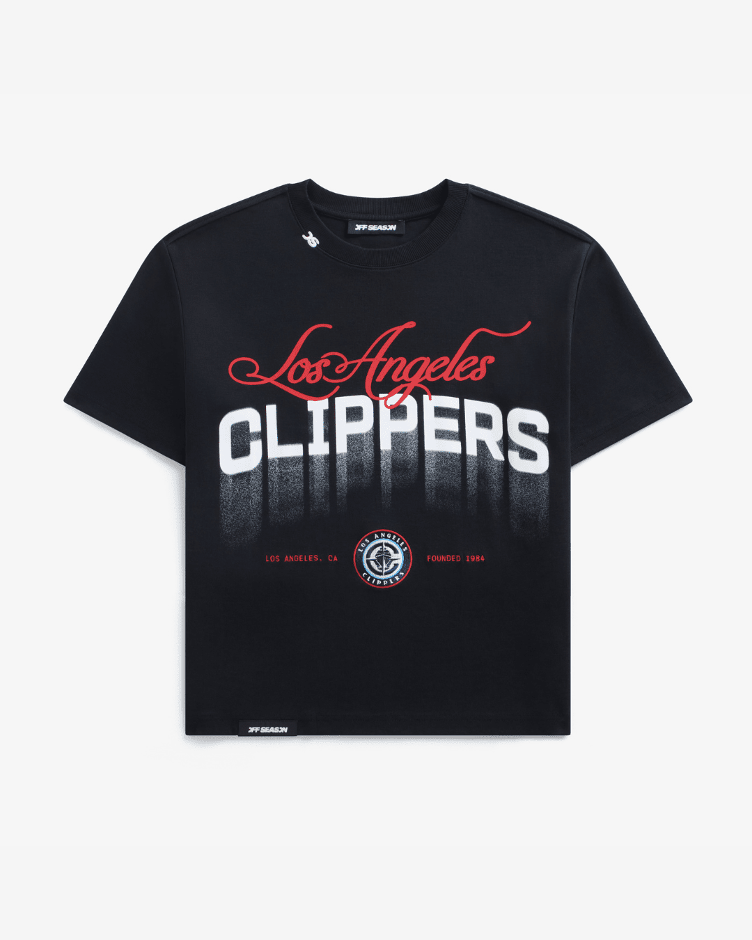 Off Season Los Angeles Clippers "Founded 1984" Graphic Tee - Apparel - Black - 20-000419-XXS