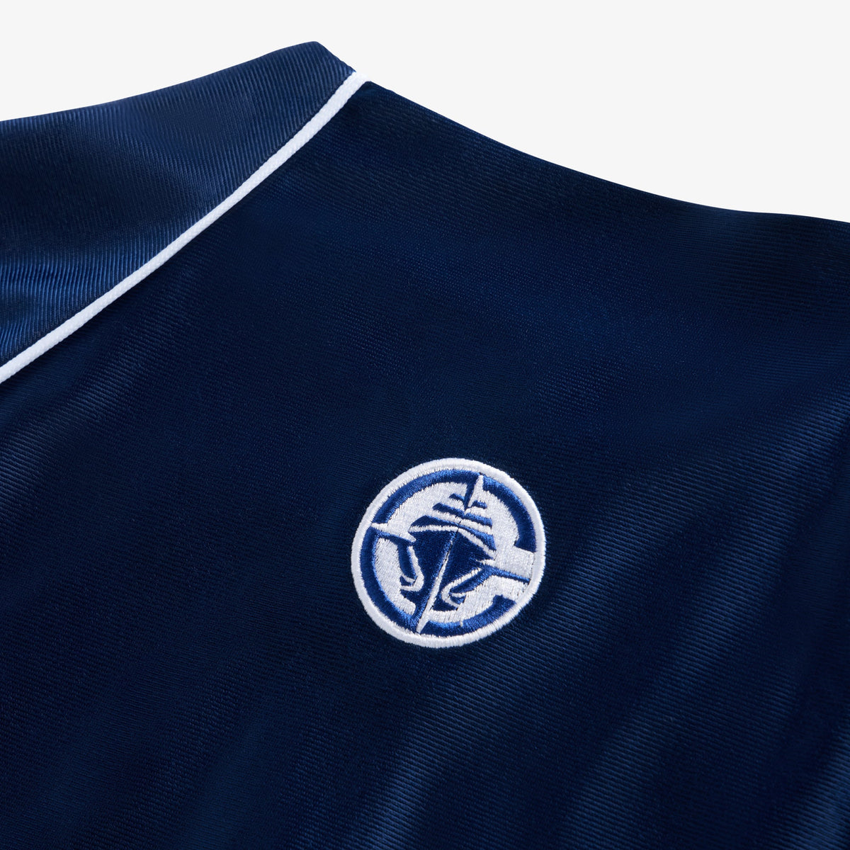 Off Season Los Angeles Clippers Women's Cropped Corset Track Jacket - Apparel - Navy - 30-000148-XXS