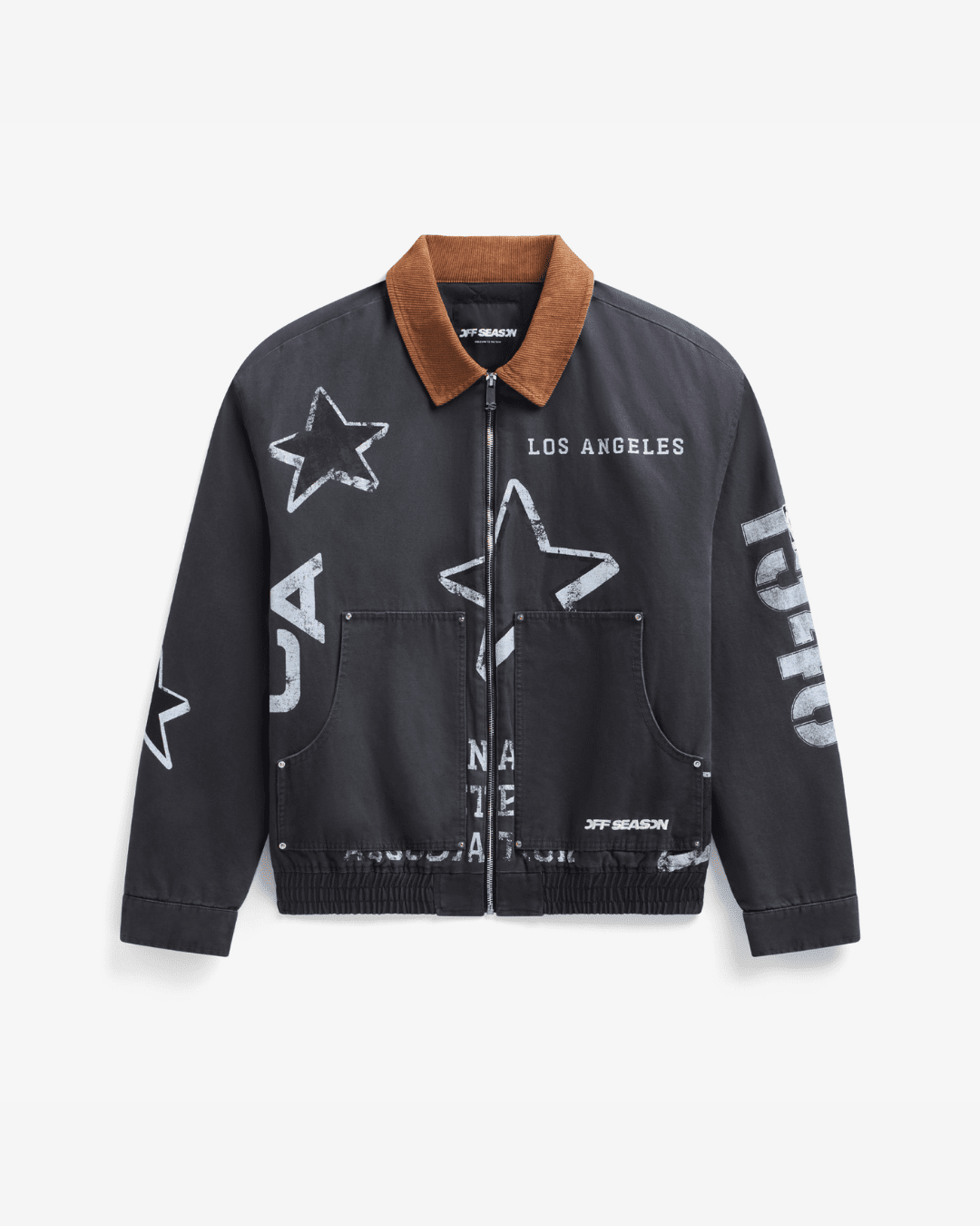 Off Season NBA All - Star Workwear Canvas Jacket - Apparel - Brown - 20-000416-XXS