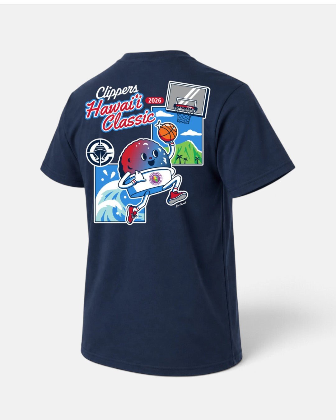 Pre-Order | LAC x Ululani Hawaiian Shave Ice Collab T-Shirt - Apparel - Navy - 20-000647-XS