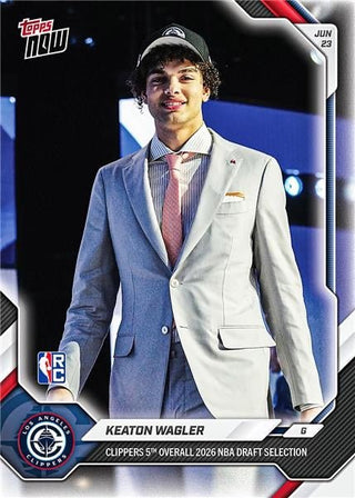 *Pre-Order* Topps Now Keaton Wagler Card - Accessories - 72-000165