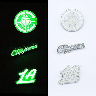 Primary Logo Glow in the Dark Pin - LA CLIPPERS TEAM STOREPSG72 - 000060