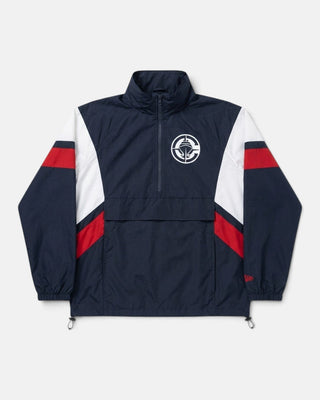 Quarter-Zip Colorblock Windbreaker - Apparel - Navy - 20-000254-S