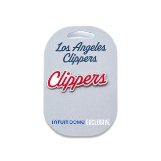 Red Clippers Script Pin - Red - 72-000024