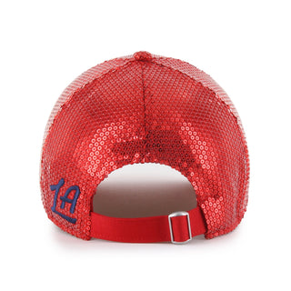 Red Sequin LA Clean Up Hat - LA CLIPPERS TEAM STORE47 Brand61 - 000012