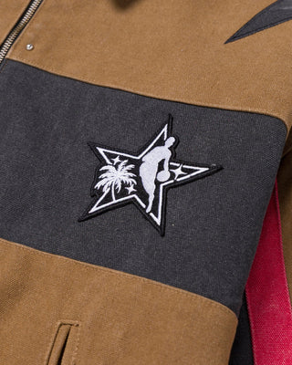 Ryoko Rain x LA All - Star Canvas Jacket - Brown - 20-000402-S