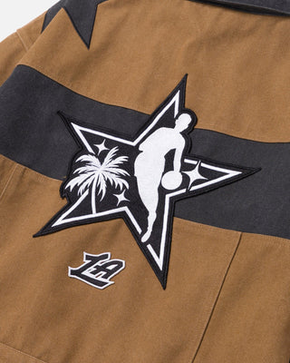 Ryoko Rain x LA All - Star Canvas Jacket - Brown - 20-000402-S