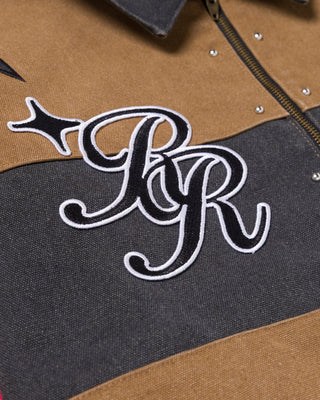 Ryoko Rain x LA All - Star Canvas Jacket - Brown - 20-000402-S