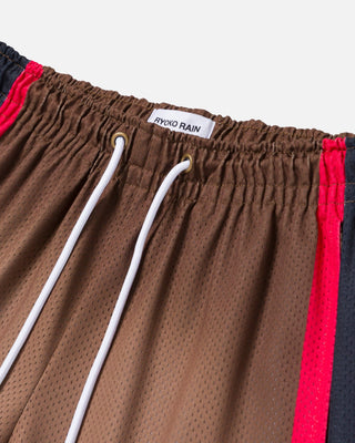 Ryoko Rain x NBA All - Star “Star Panel” Mesh Shorts - Brown - 21-000050-S