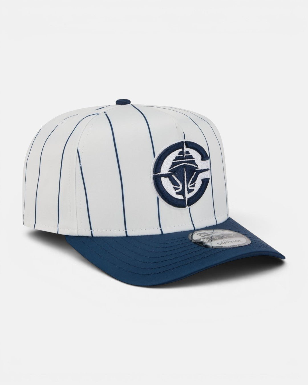 Satin Pinstripe 950 Snapback Hat - Headwear - White - 60-000133