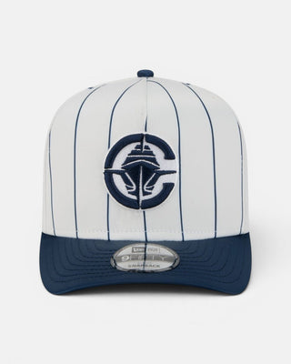 Satin Pinstripe 950 Snapback Hat - Headwear - White - 60-000133