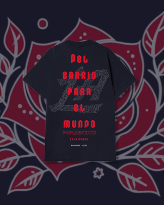 Somos Clippers "Del Barrio Para El Mundo" Tee - Apparel - Black - 20-000576-S