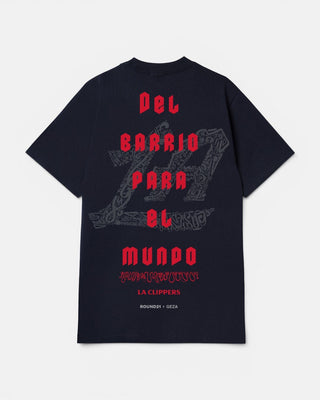 Somos Clippers "Del Barrio Para El Mundo" Tee - T-Shirts - Black - 20-000576-S