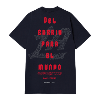 Somos Clippers "Del Barrio Para El Mundo" Tee - Apparel - Black - 20-000576-S