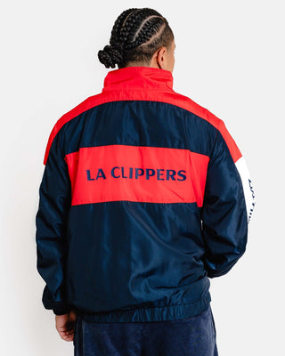 Three - Tone Clippers Zip Up Windbreaker - Apparel - Navy/Red/White - 20 - 000202 - S