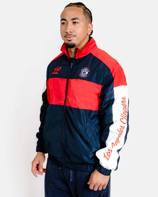 Three - Tone Clippers Zip Up Windbreaker - Apparel - Navy/Red/White - 20 - 000202 - S