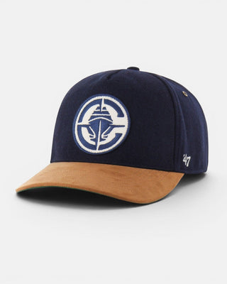 Two-Tone Clippers Script Strapback Hat - Headwear - Navy - 60-000159