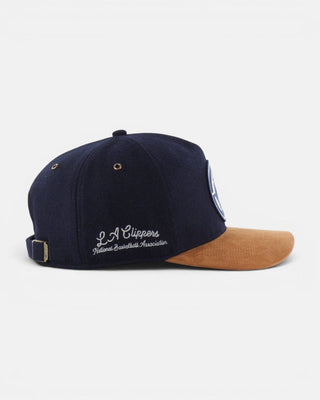 Two-Tone Clippers Script Strapback Hat - Headwear - Navy - 60-000159