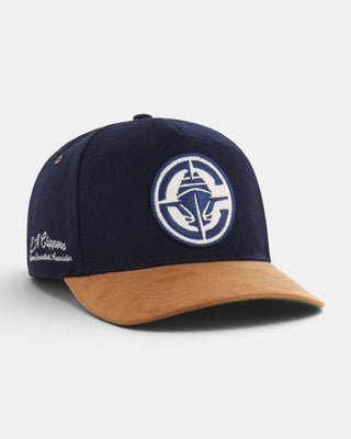 Two-Tone Clippers Script Strapback Hat - Headwear - Navy - 60-000159