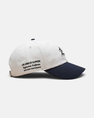 Two-Tone LA Clean Up Strapback Hat - Headwear - White - 60-000264