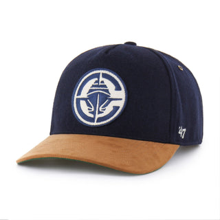 Two - Tone LA Clippers ’47 Script Strapback Hat - Headwear - Navy - 60-000159