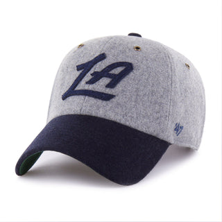 Two - Tone LA Clippers Script Adjustable Hat - Headwear - Gray - 60-000157