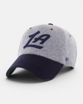 Two-Tone LA Script Strapback Hat - Headwear - Gray - 60-000157