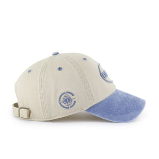 Two - Tone Oval LA Clippers Clean Up Hat - Headwear - Beige/Blue - 60 - 000147