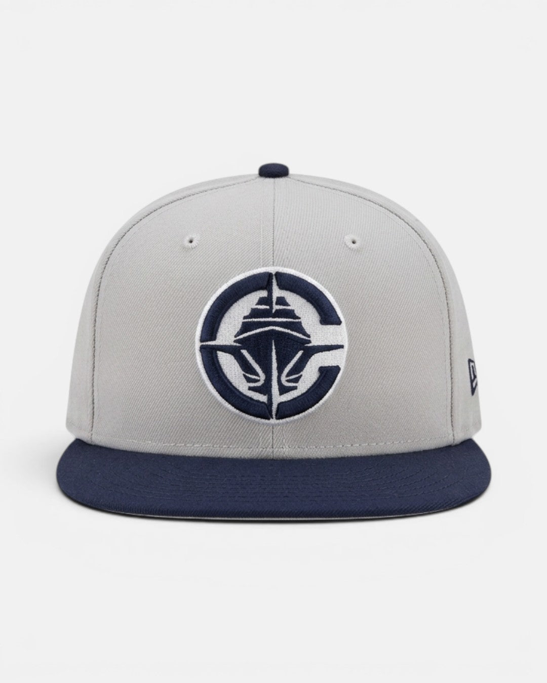 Two-Tone Primary Logo 5950 Fitted Hat - Headwear - Gray - 60-000113-7