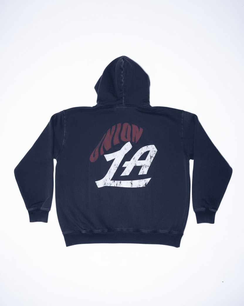 Union LA x Clippers "Distressed" Hoodie - Apparel - Black - 20-000529-S